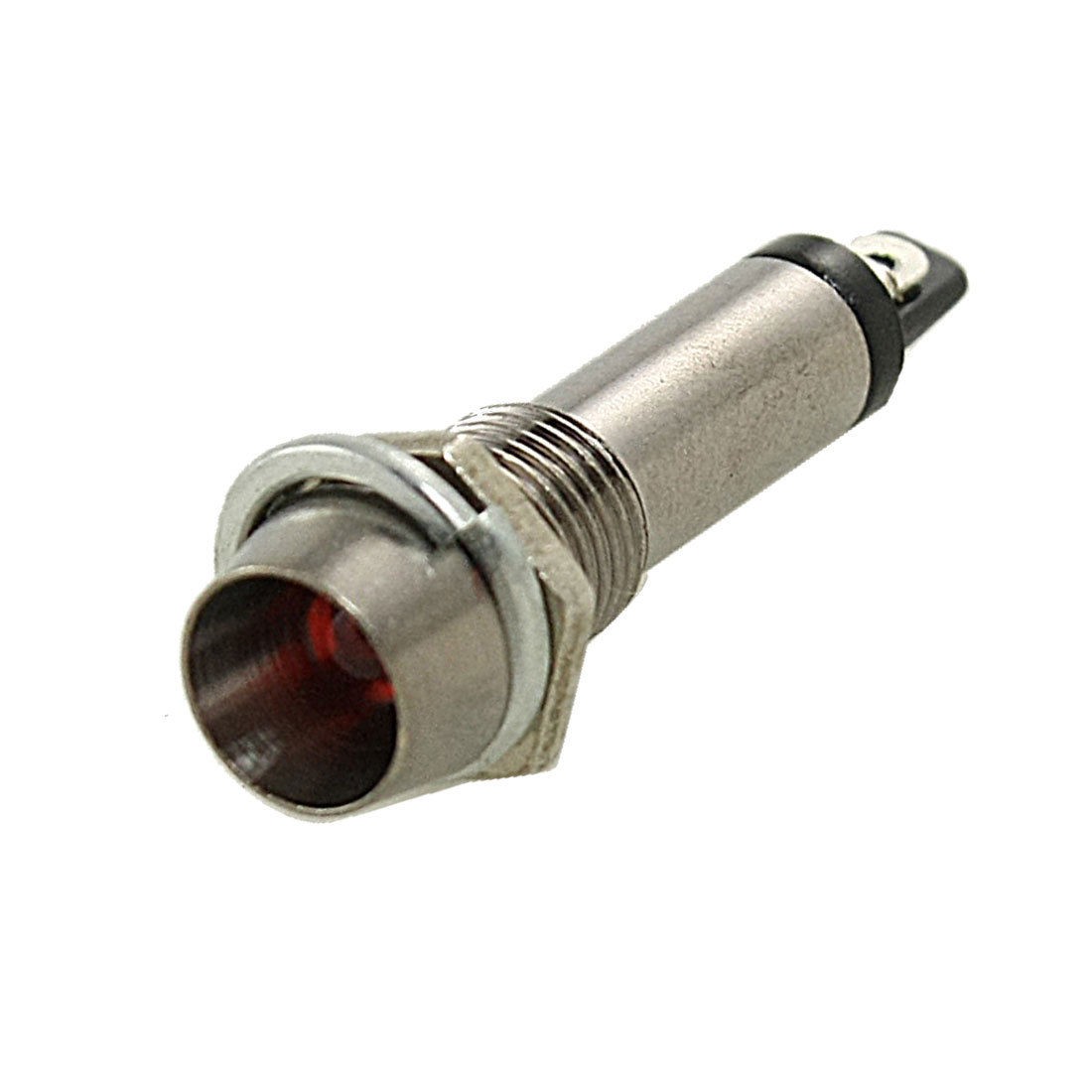 DC 6V 2 Pins Recessed Red LED Lamp Signal Indicator Pilot Light