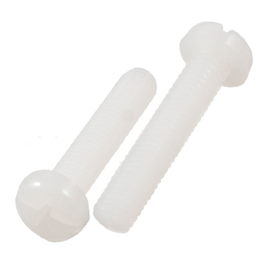 10 Pcs Plastic 5mm Male Thread Phillips Bolt Screws Fasteners