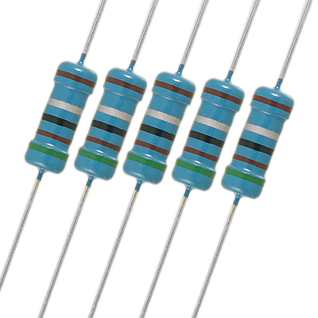 1W 5.1 Ohm 1% Axial Lead Metal Film Resistors 200 Pcs
