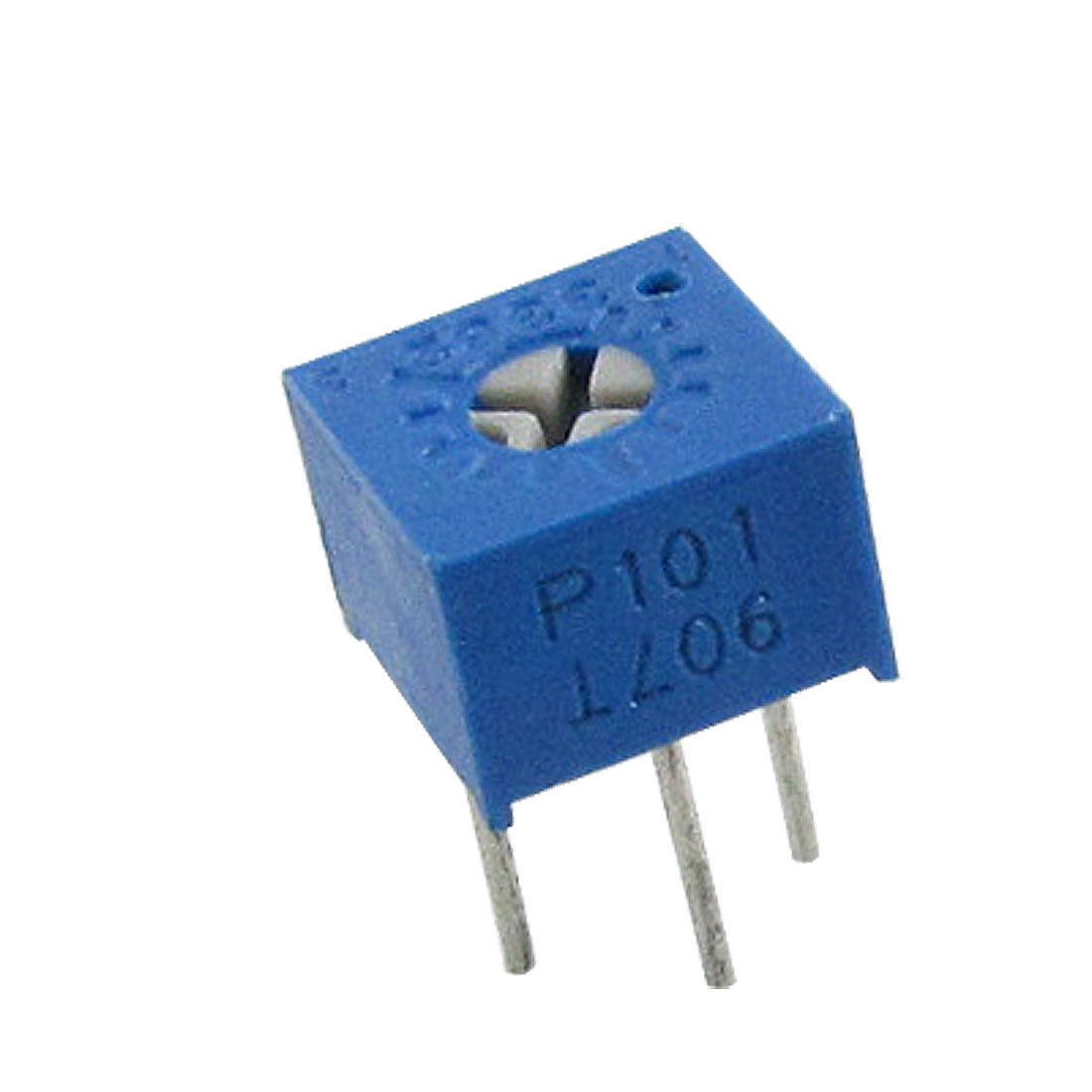 50 Pcs 3362P-1-101 Single Turn Trimer Pot Potentiometer 100 Ohm