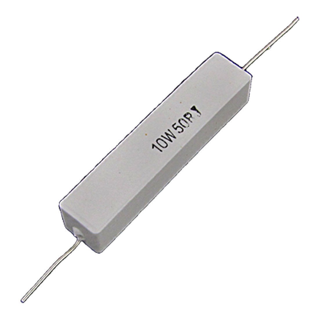 10pcs 10W 50 ohm 5% Wire Wound Fixed Cement Resistor