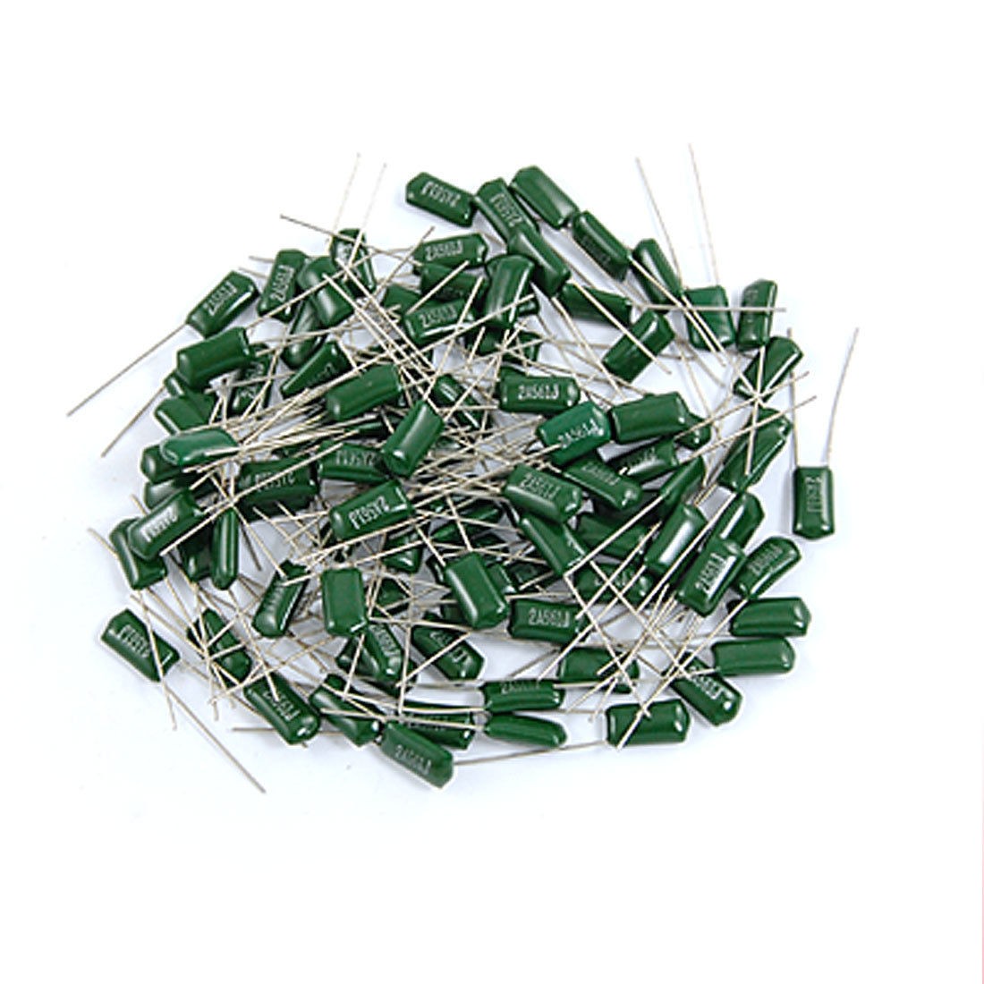 100 Pcs 100V 4700pF 5% DIP Mylar Polyester Film Capacitors
