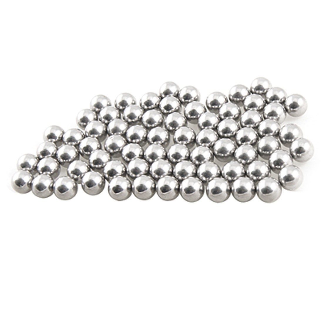 80 Pcs Bicycle Casters Bearing Carbon Steel Balls 5mm 1/5"