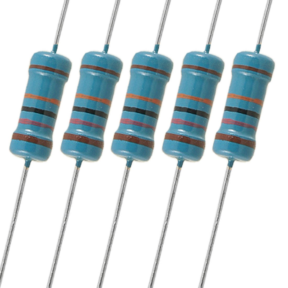 200 Pcs DIP Metal Film Resistor 120K Ohm 1W Watt 1%