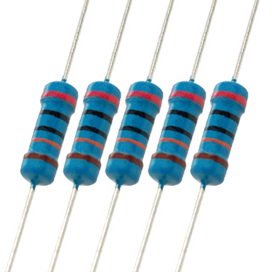 200K Ohm 1% 1/2W Watt Axial Metal Film Resistors 500 Pcs