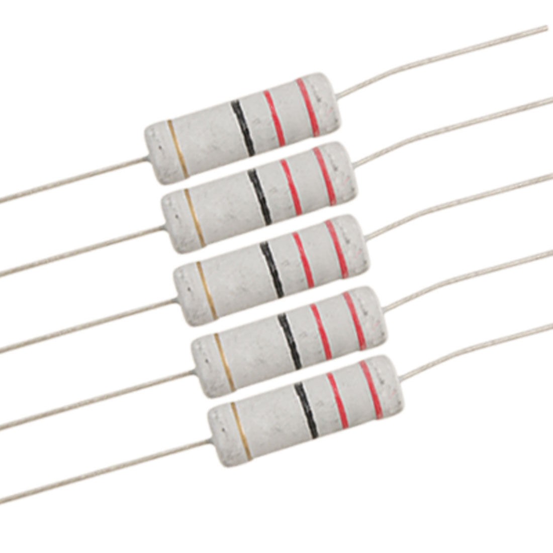 10 x 5W 700V 22 ohm 22R Metal Oxide Film Resistors