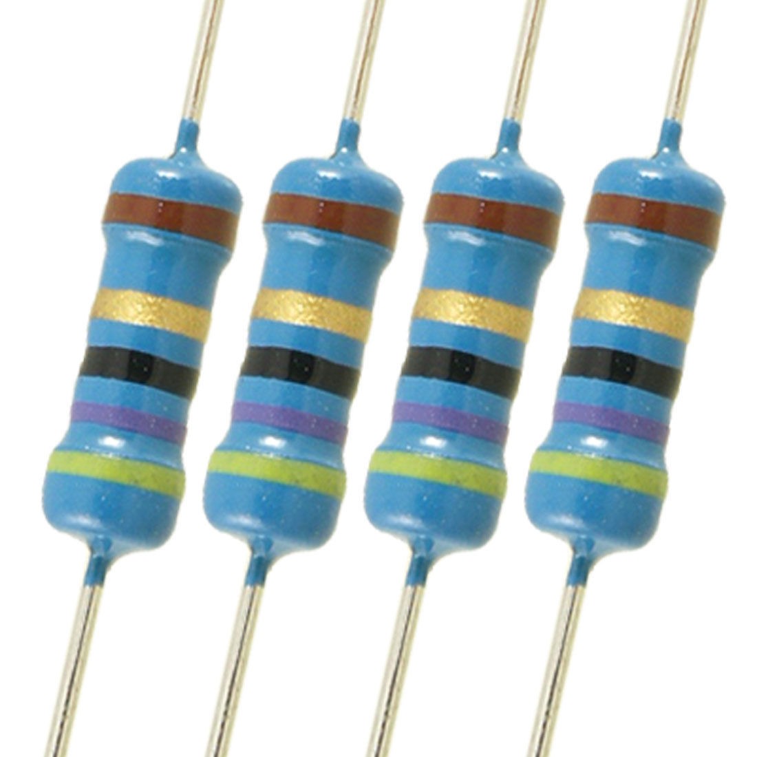 47 Ohm 1% 1/2W Axial Lead Metal Film Resistor 500pcs