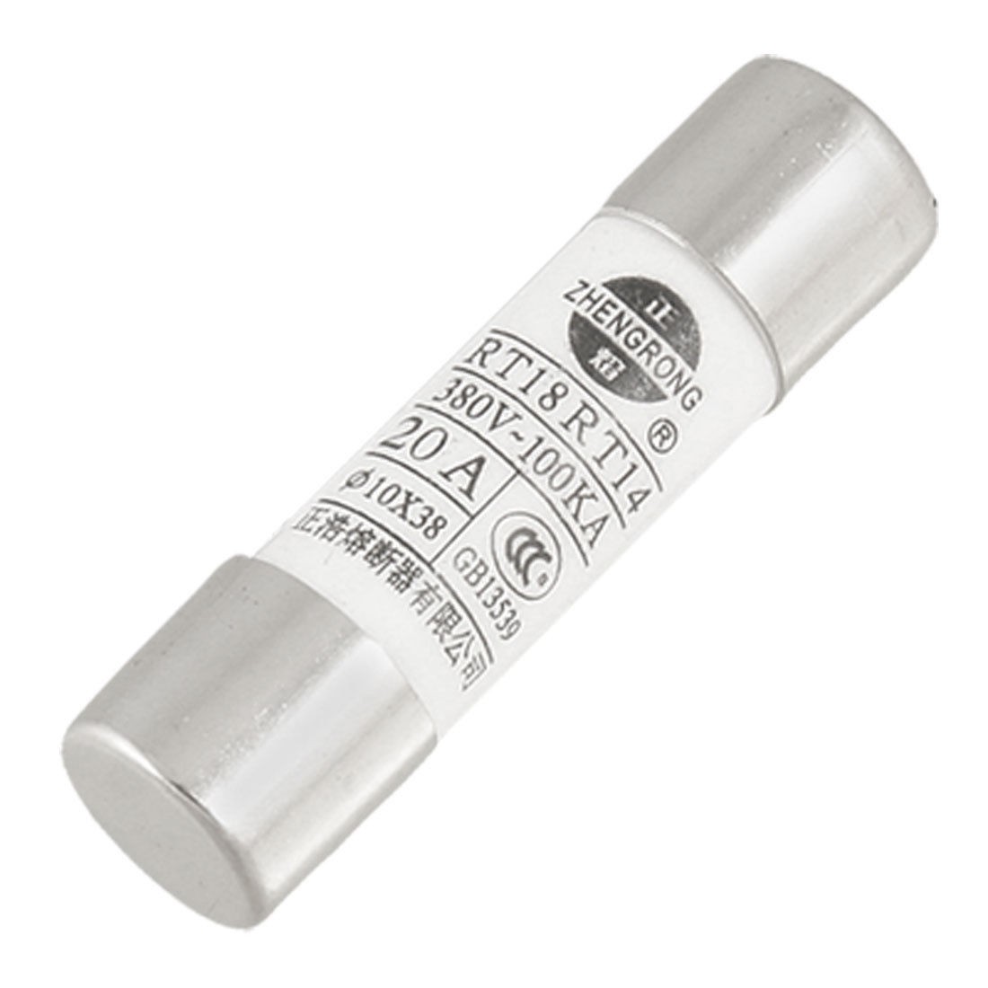 380V 20A 10 x 38mm Ceramic Tube Cylindrical Fuse Links (Bag of 5)