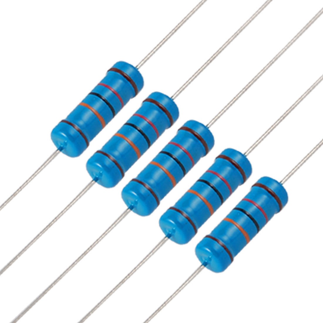 3W 120K Ohm 1% Axial Lead Metal Film Resistor 100 Pcs