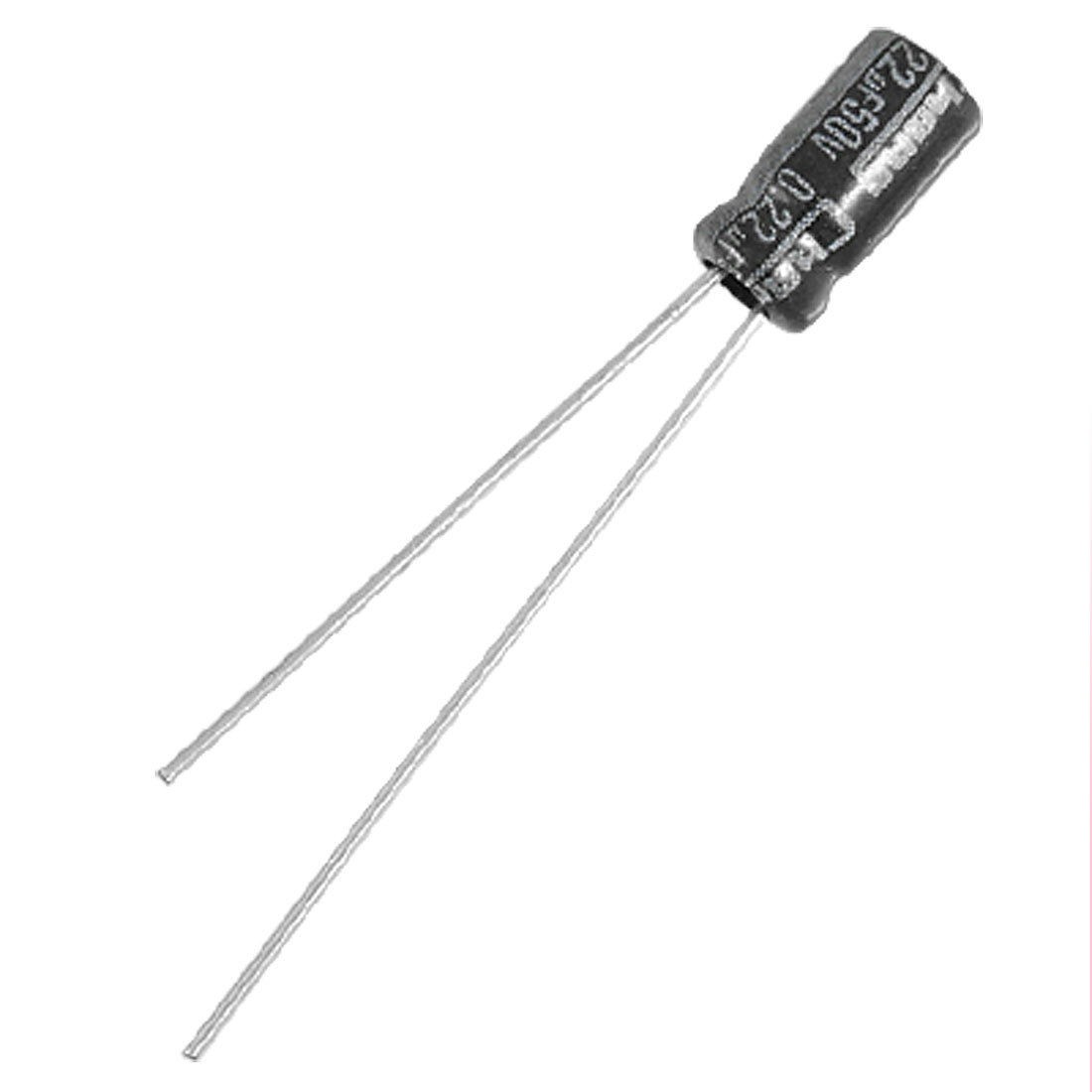 4x7mm 0.22uF 50V 105C Aluminum Electrolytic Capacitors(Bag of 100)
