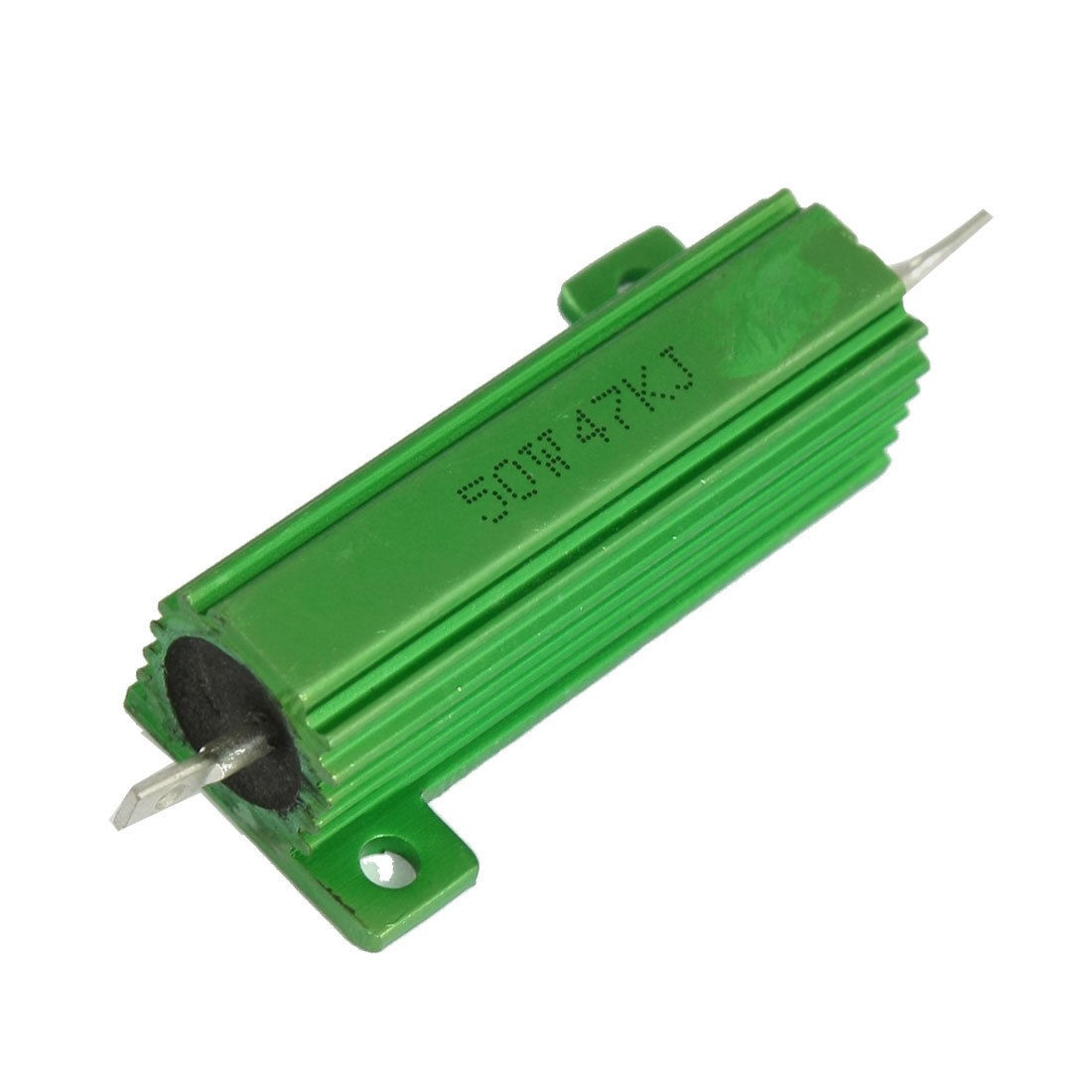 Green Aluminum Housed Wirewound Resistor 50W 47K Ohm