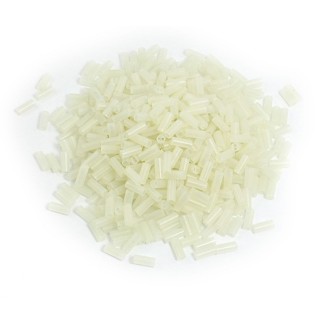 600 Pcs White Nylon PCB Board Mount LED Spacer Support 4mm x 10mm