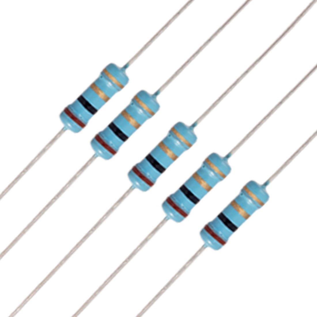 20 x 1/2W Watt 1 ohm 1R Carbon Film Resistor 0.5W