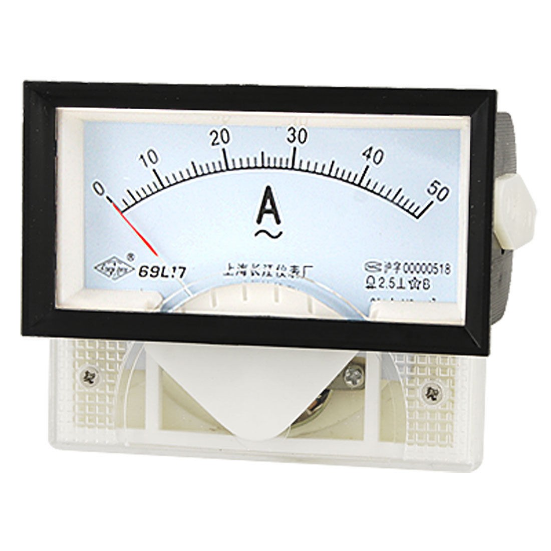 Rectangle Current Measuring Gauge Analog Meter AC 50A