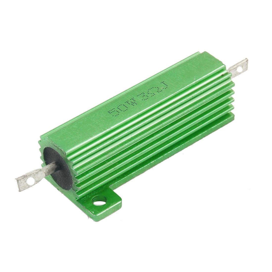 50 Watt 3 Ohm 5% Green Aluminum Shell Wire Wound Resistor