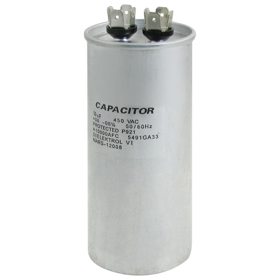 450V AC 50uF Aluminum Round Shape Motor Run Capacitor CBB65
