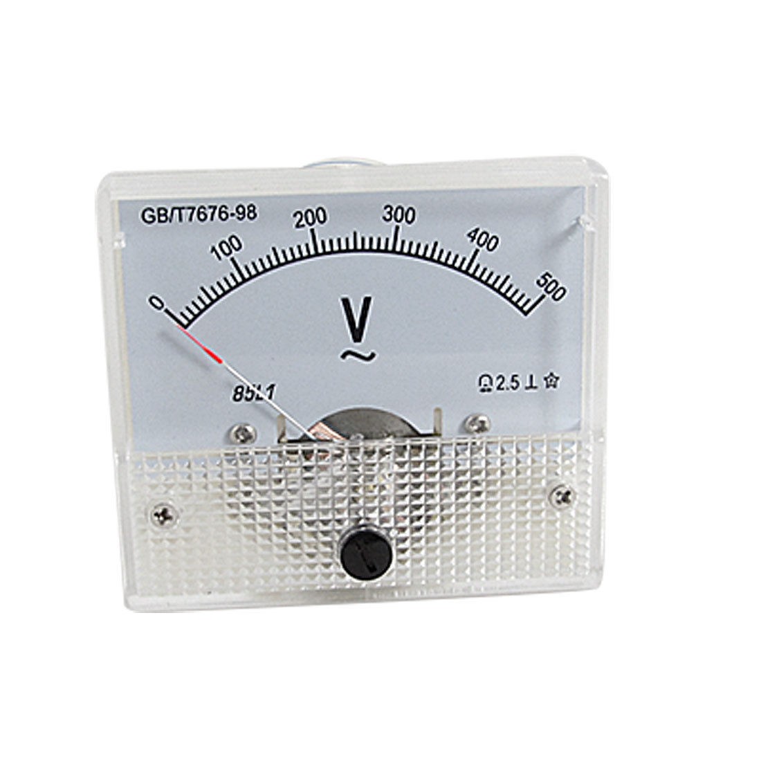 AC 0-500V Rectangle 85L1 Analog Panel Voltage Gauge