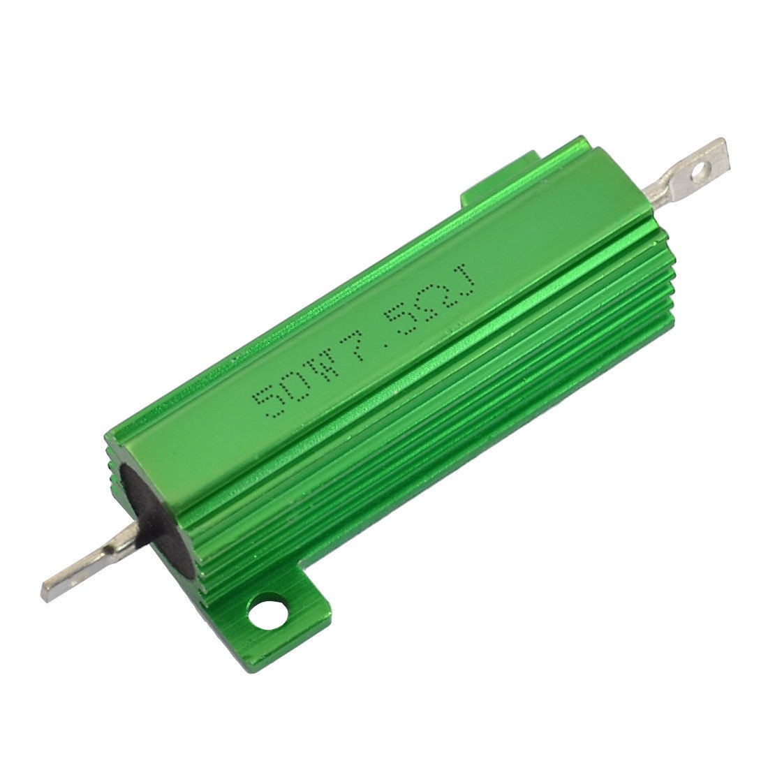 Chassis Mounted Aluminum Shell 50W Watt 7.5 Ohm Wirewound Resistor