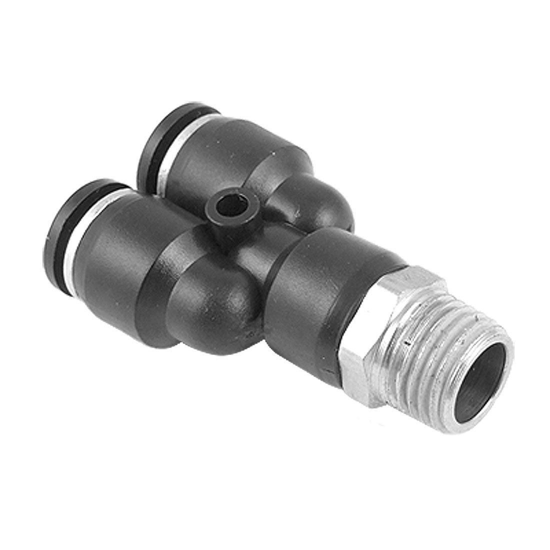 Pneumatic Y Shape 13mm Thread 8mm One Touch Connector