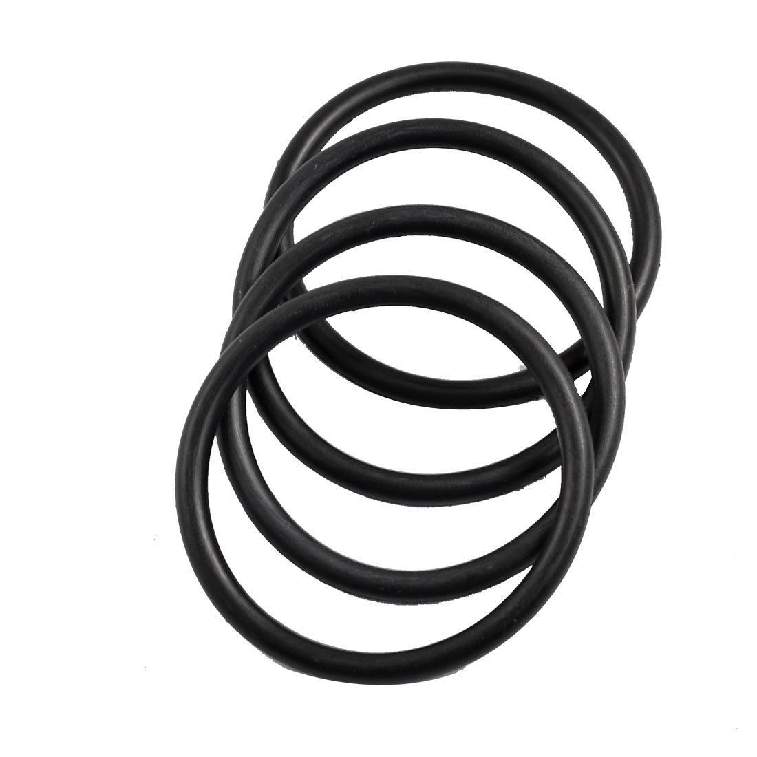 4 x Automobile 45mm OD 3.5mm Thickness Rubber O-ring Oil Seal Gaskets