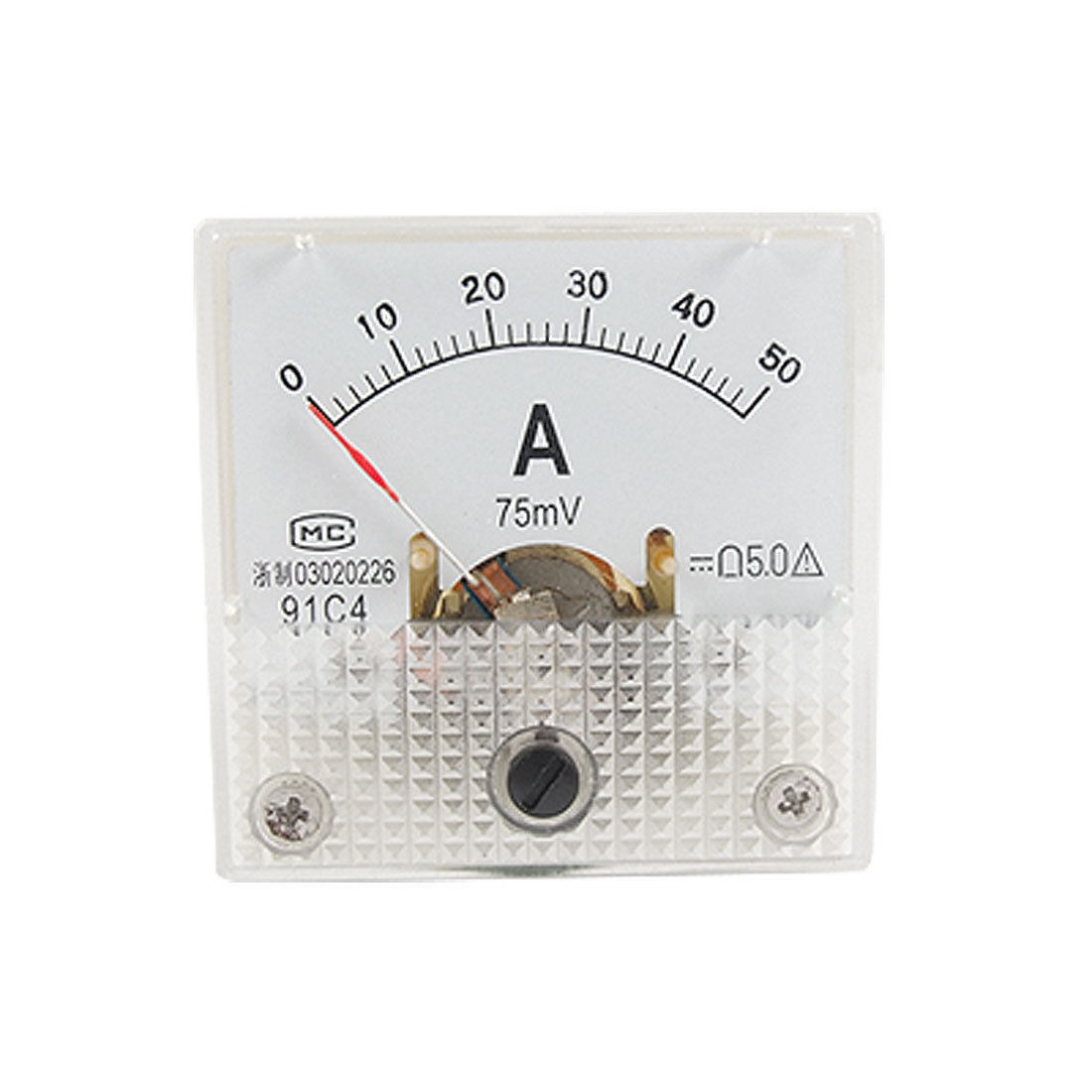 91C4 Class 5.0 Accuracy DC 0-50A Analog Panel Meter