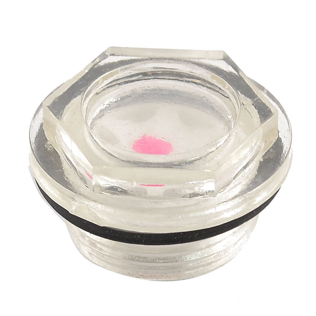 Air Compressor Screw Type 26.5mm Dia Thread Oil Liquid Level Sight Glass