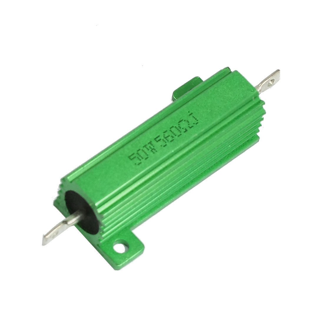 Green Aluminum Housed Wirewound Resistor 50W 560 Ohm