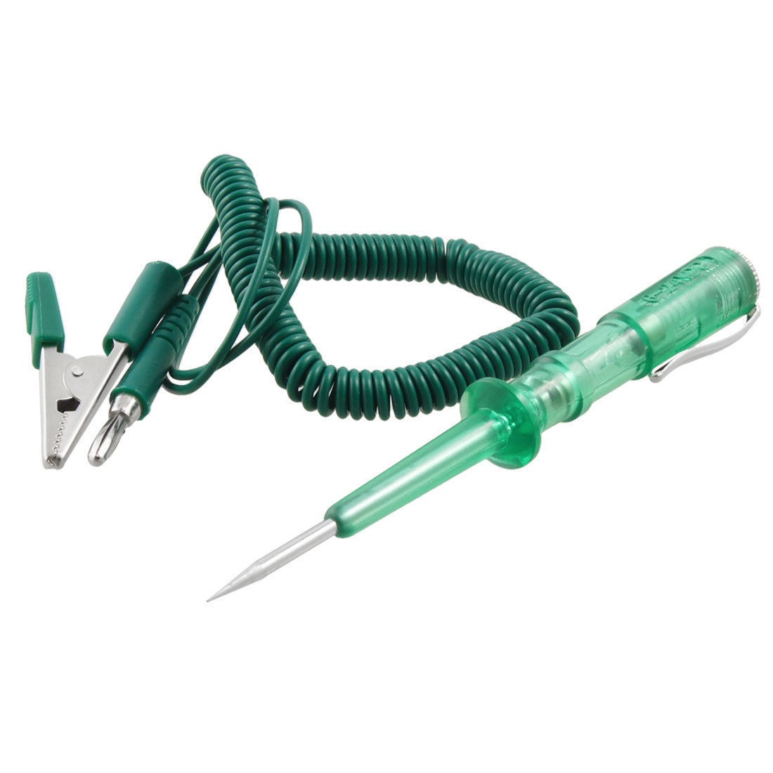 DC 6-12-24V Auto Car Circuit Voltage Tester Green Plastic Handle