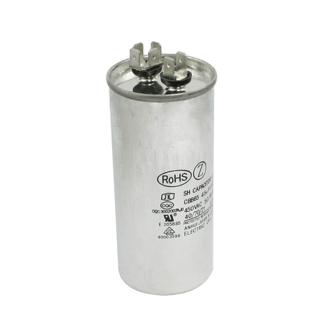 CBB65 AC 450V 45uF Metallized Polypropylene Film Motor Capacitor