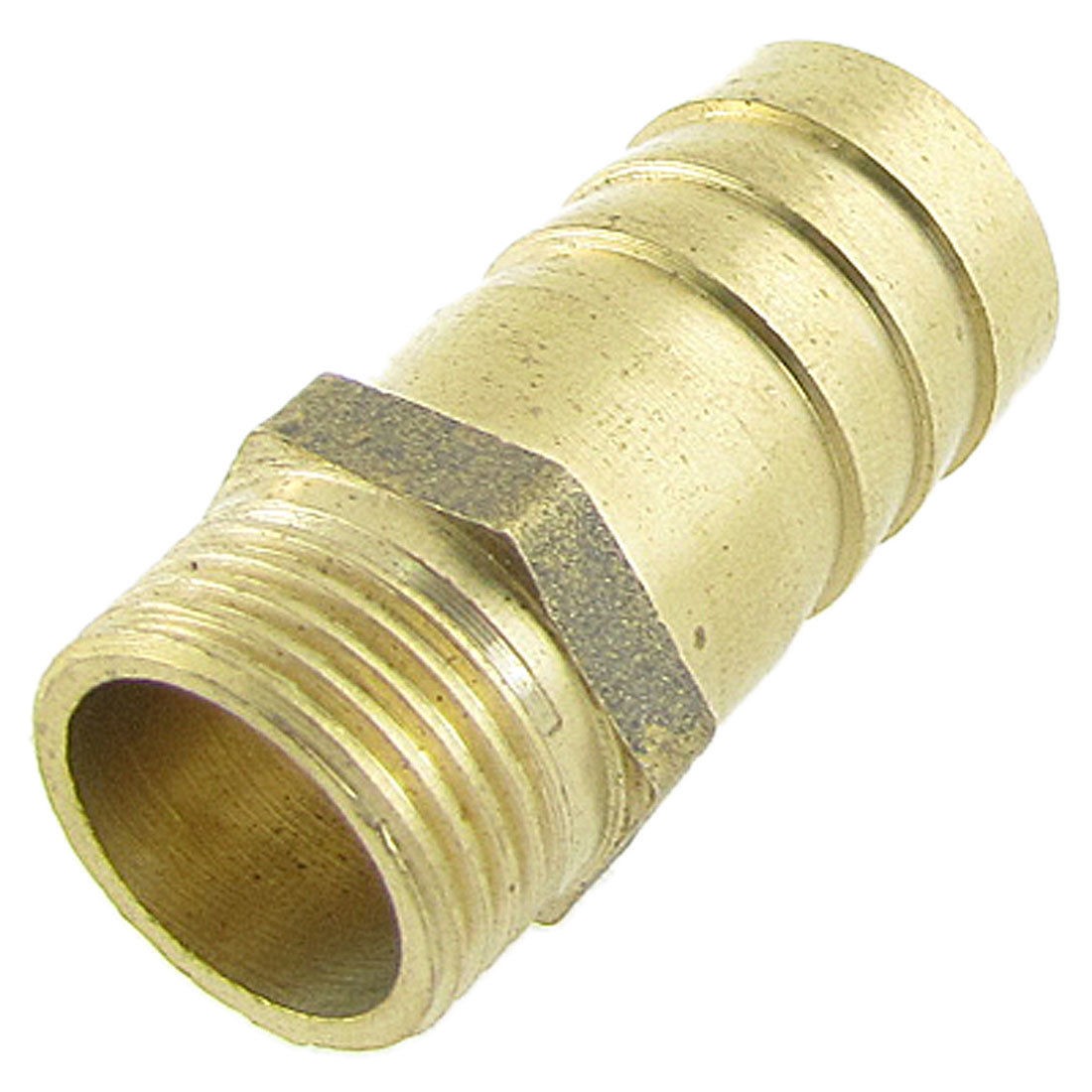 16 2mm OD Threaded 16mm Pneumatic Air Gas Hose Barbed Fitting Coupling