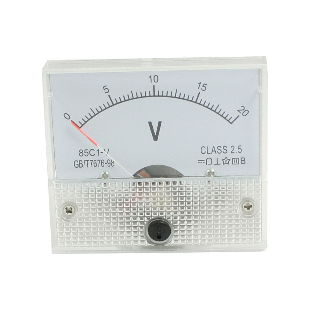 DC 0-20V Voltmeter Class 2.5 Accurancy Analog Voltage Panel Meter