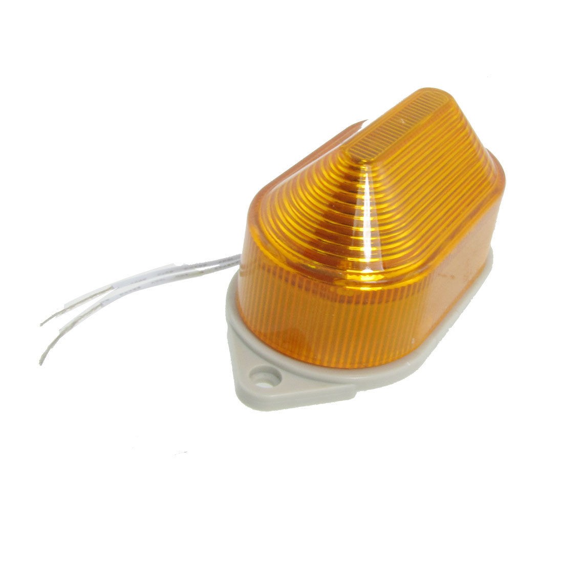 Industrial Safety 24V 2 Wire Yellow LED Mini Signal Light Flash Warning Lamp