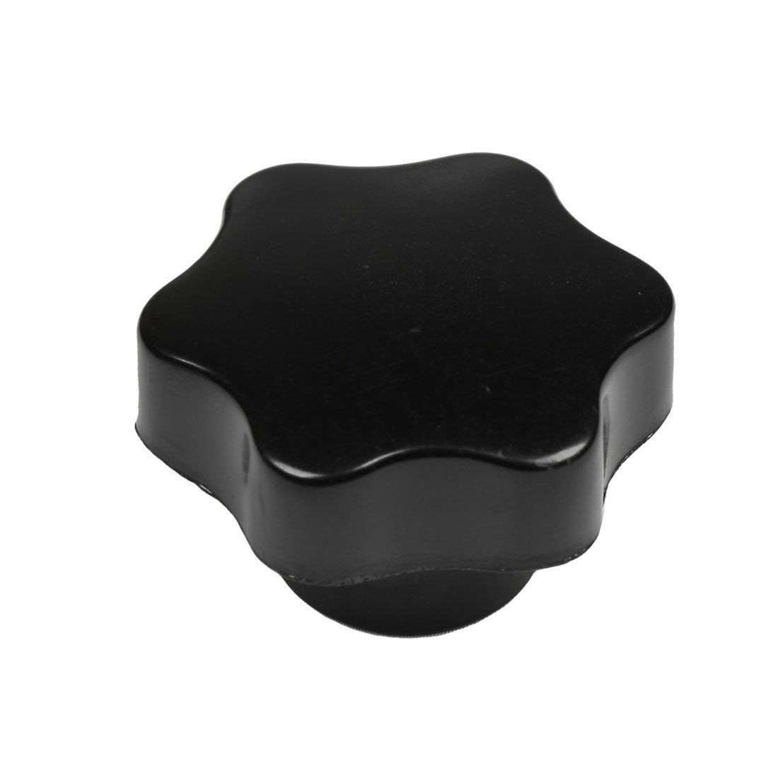 Black Gold Tone M10 50mm Diameter Star Head Clamping Knob Repair Part