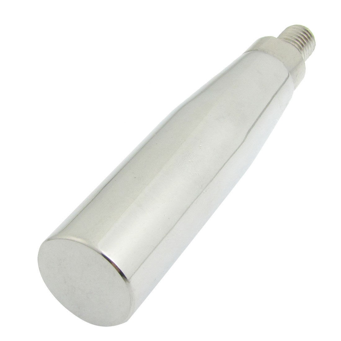 Silver Tone Metal M10 10mm Tapered Revolving Handle for Lathe Milling Machine