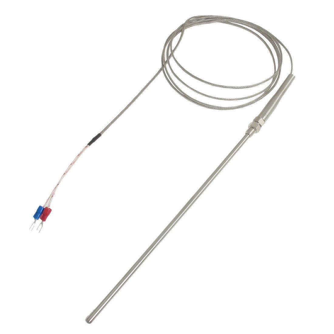 K Type 20cm Probe 0-400 Degree Celsius Thermocouple Sensors 1.65M 5.4Ft