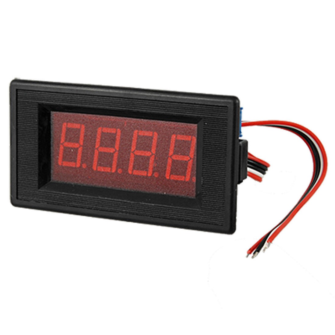 Rectangle 4 Digit Red LED Display DC 10A Amp Meter Gauge Ampmeter