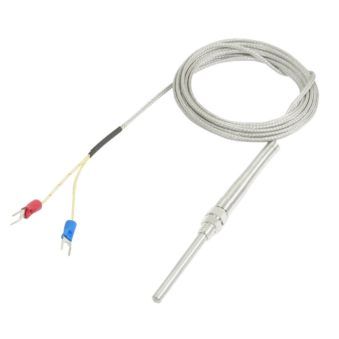 50x5mm 8mm Thread E Type Thermocouple Temperature Measurement Sensors 9.8ft