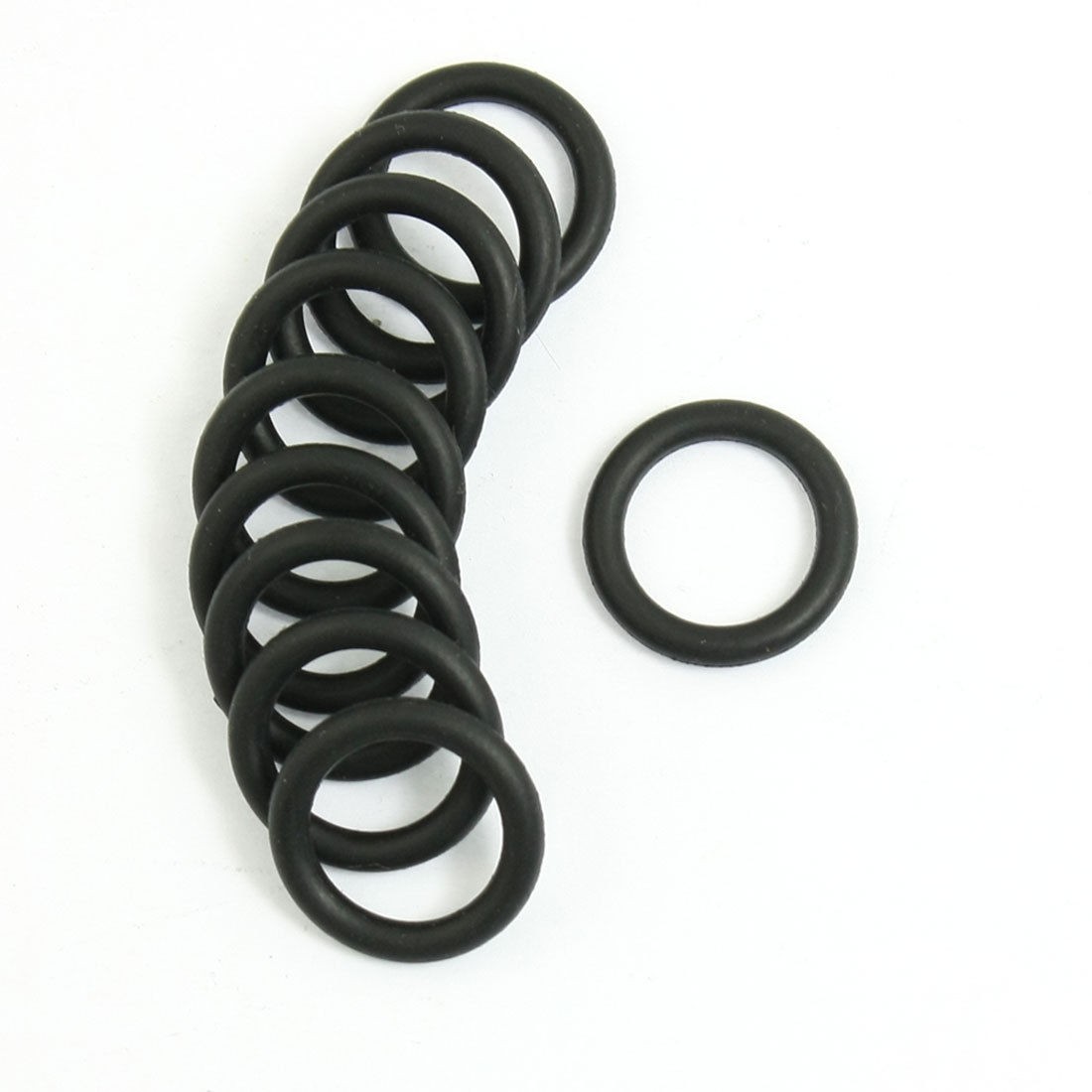 10 Pcs 16mm x 2.5mm Mechanical Rubber O Ring Oil Seal Gaskets