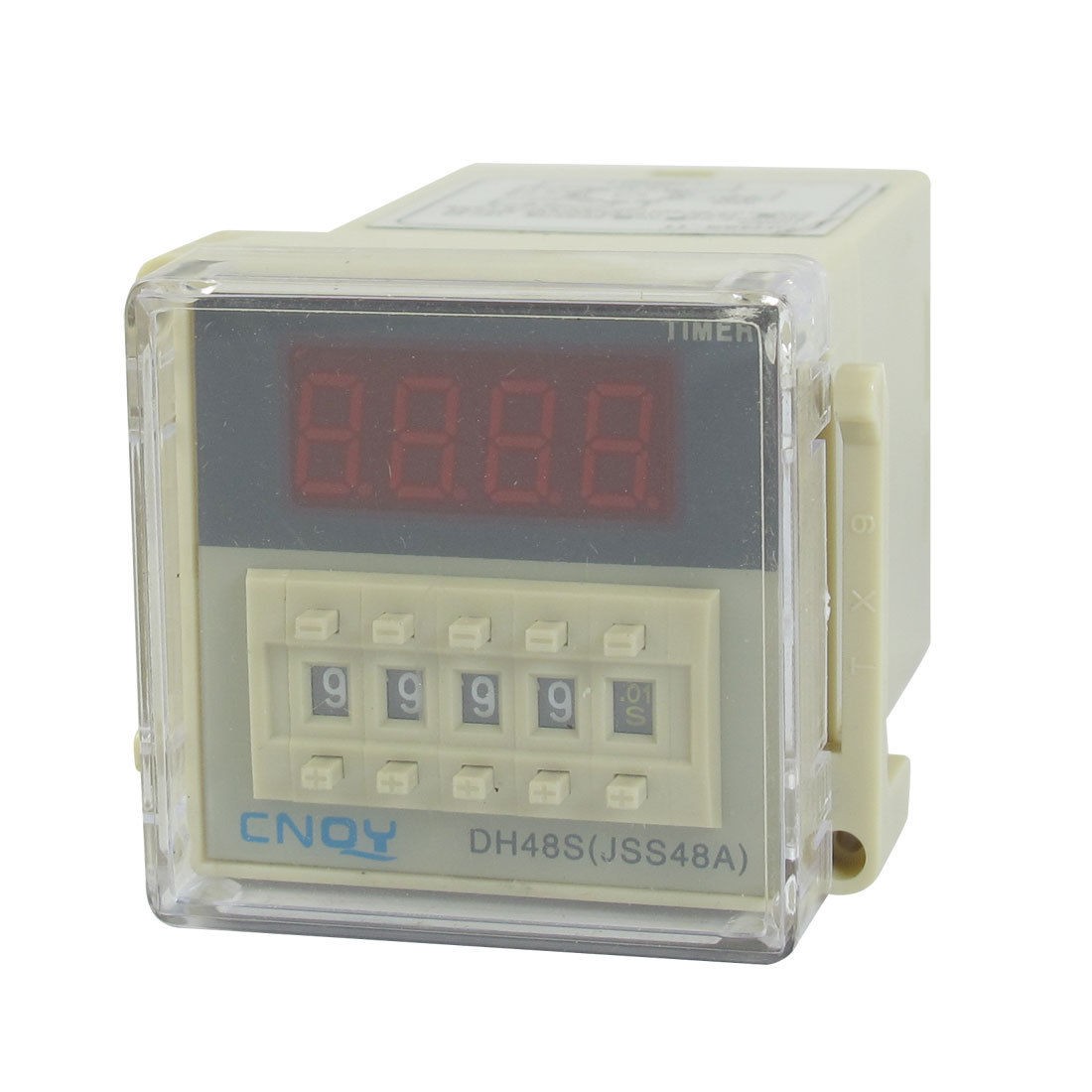 DH48S-11 LCD Display Time Timer Delay Relay 11-Pin DPDT 0.01S-99H99M AC/DC24V