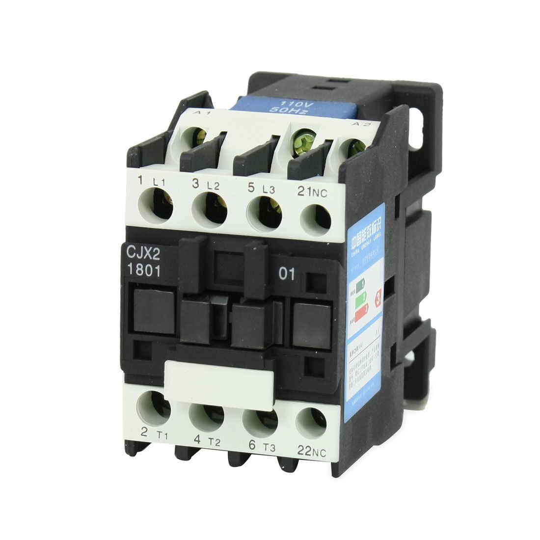 CJX2-1801 AC Contactor 110V 50/60Hz Coil 18A 3-Phase 3-Pole 1NC