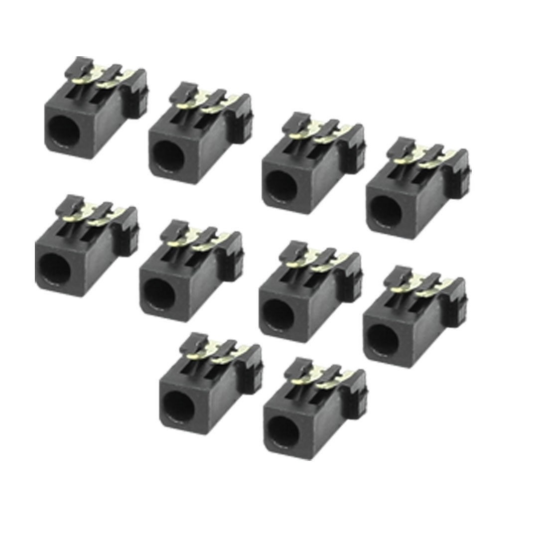 2mm Headphones Stereo Female Jack Socket PCB Mount Connector 10 Pieces