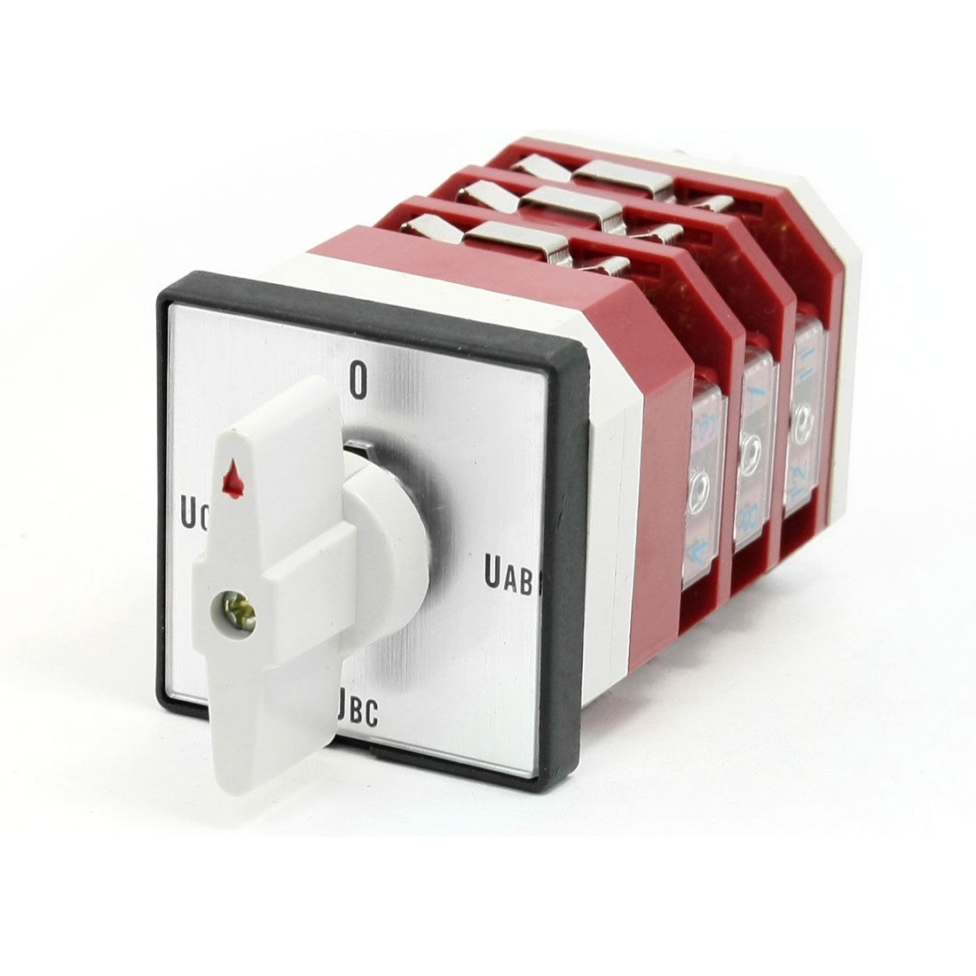 AC 380V 10A Uca-0-Uab-Ubc 12 Terminals 4 Position Universal Changeover Switch