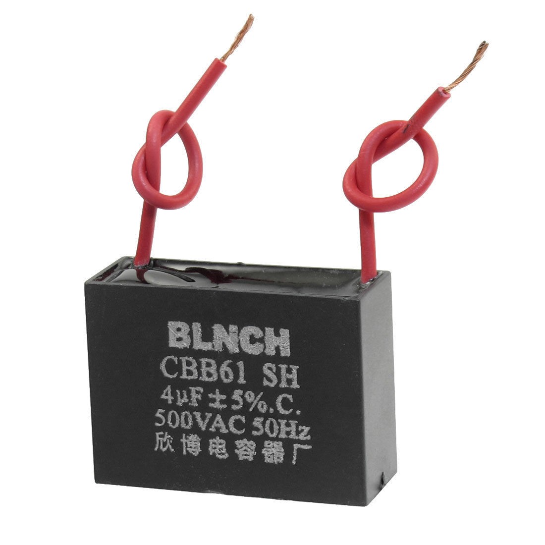CBB61 Type 4uF AC 500V Polypropylene Film Motor Run Capacitor