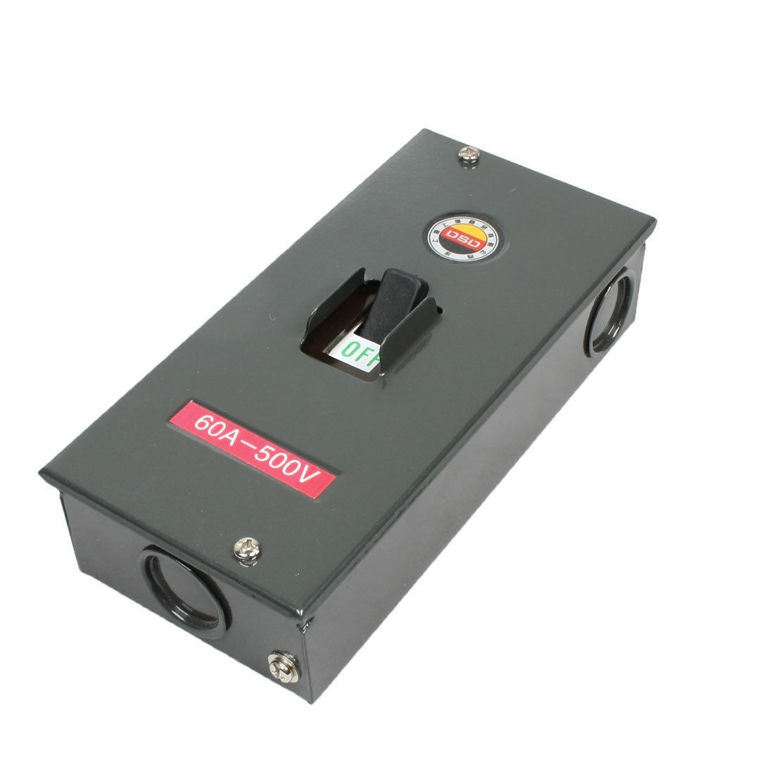 CY2025A 3P 3 Phase ON/OFF Cooker Switch AC 500V 60A Dark Gray