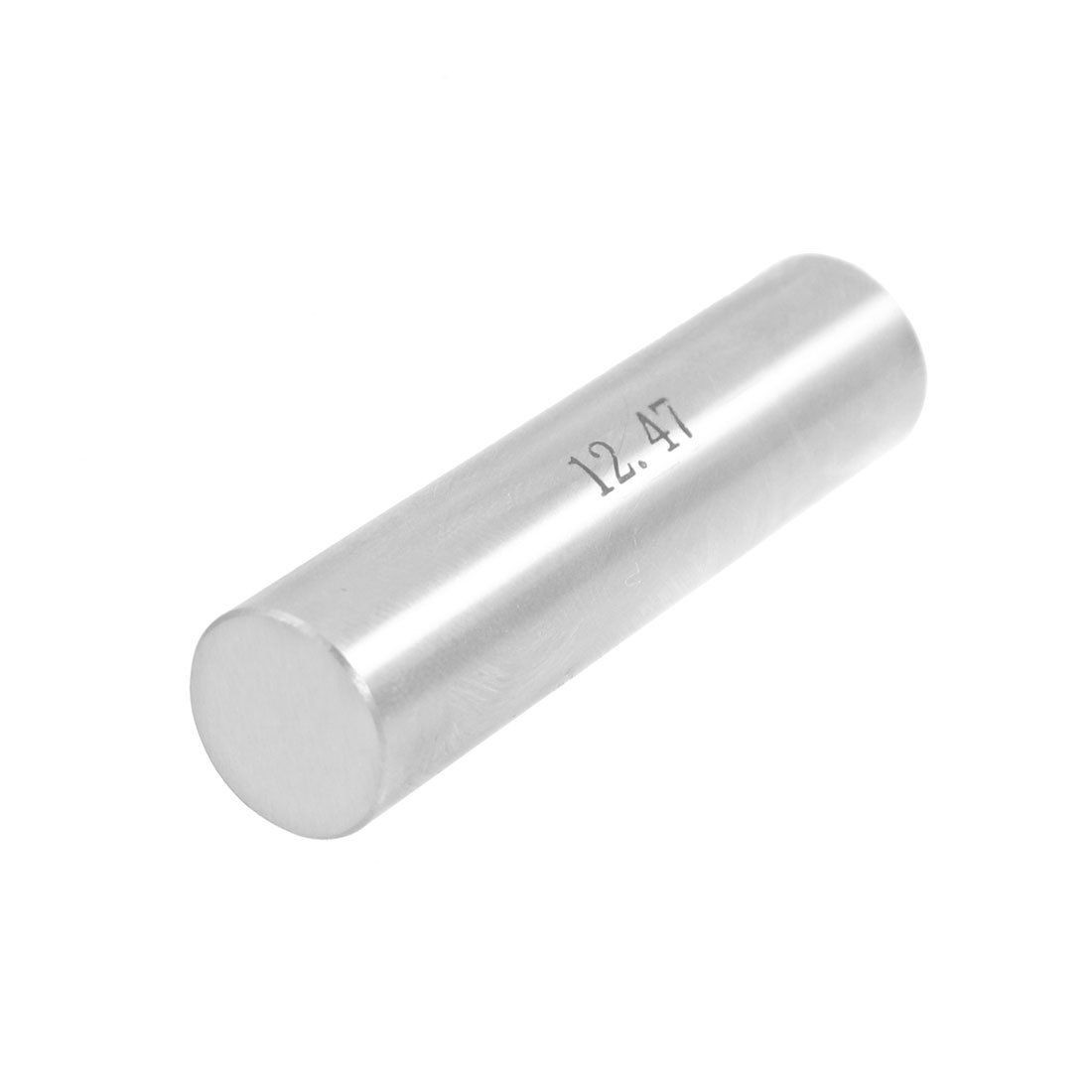 12.47mm Diameter Tungsten Carbide Plug Pin Gage Gauge w Plastic Case