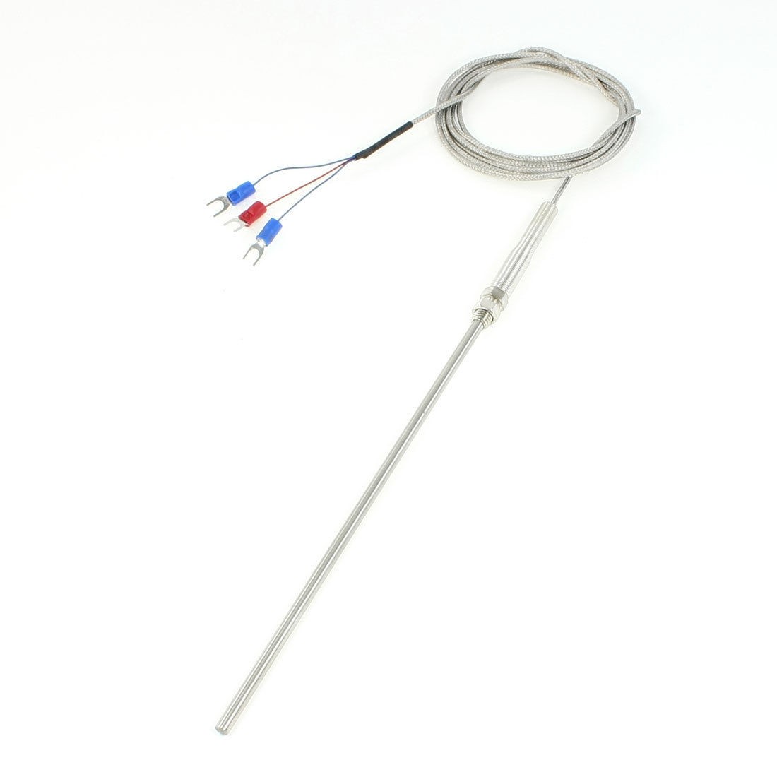 20cm Long PT100 Type Thermocuple Temperature Measurement Sensor Probe 2M