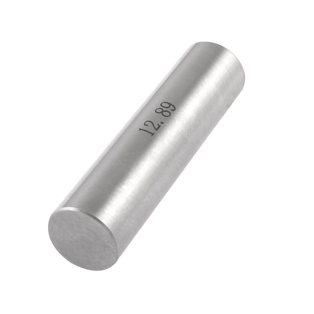 Hole Measuring 12.89mm x 50mm Pin Gage Gauge w Plastic Cylindrical Box