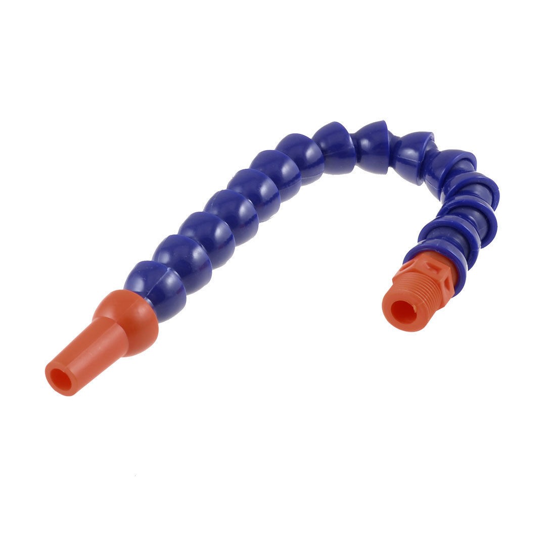 3/8" PT Male Thread Round Nozzle Water Oil Coolant Pipe Hose Navy Blue