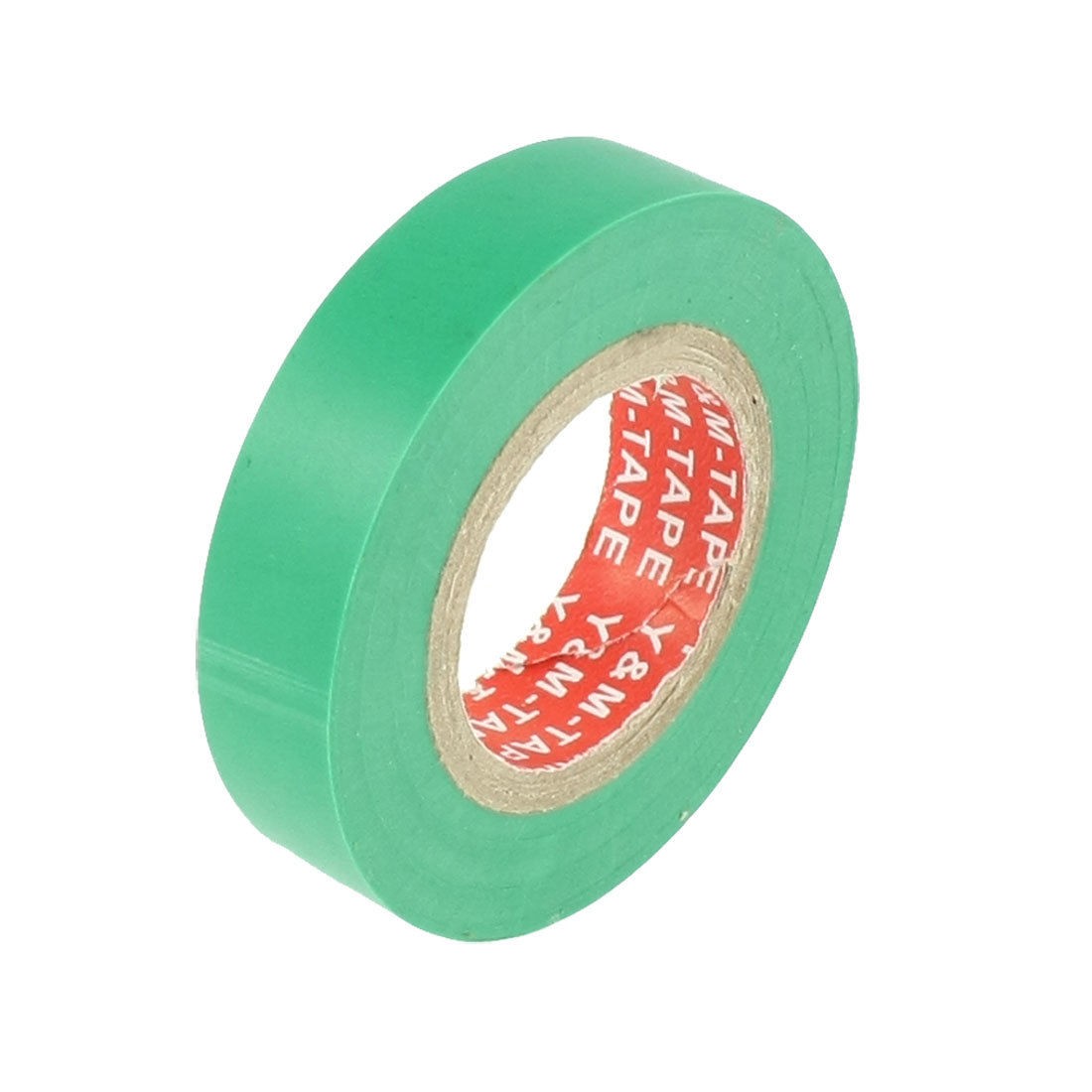 PVC Electrical Wire Insulating Tape Roll Green 49Ft Length 16mm Wide