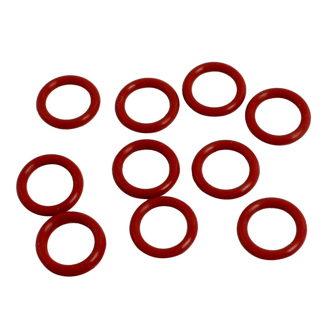 10 x Mechanical O Rings Oil Seal Sealing Washers Red 13mm x 2mm